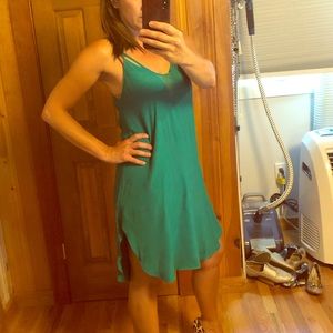 Lush jade slip dress. Size S